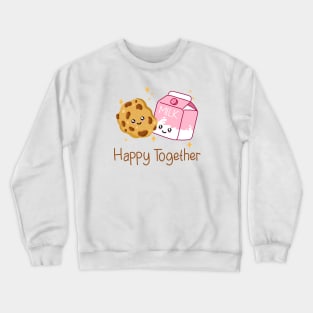 Happy Milk and Cookie Crewneck Sweatshirt